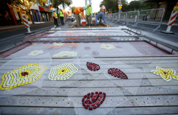 Modern Streetcar Stop Artwork